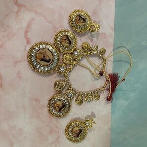 Gold and Silver Traditional Jewelry Set